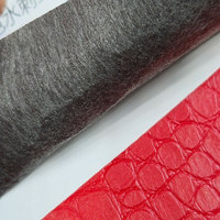 Cuir synthétique PVC coloré motif crocodile 0,5 mm pour emballage, sac à main, tissu pour sac