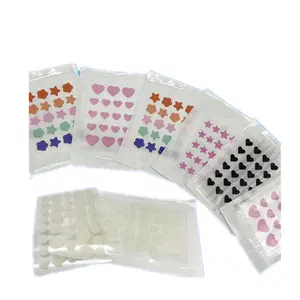 Parche de espinillas de acné hidrocoloide de 36 cuentas para cubrir zits y manchas, pegatinas de manchas para la cara y la piel
