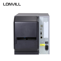 Impresora Térmica RFID LONVILL de Alta Velocidad 12IPS 600dpi con Interfaz Paralela, Impresora Industrial de Transferencia Térmica para Etiquetas RFID de 600dpi