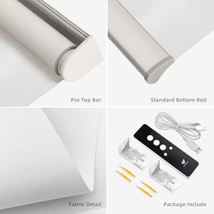 Google nhà Alexa thông minh động cơ điều khiển từ xa màn rèm cuốn cho phòng khách được xây dựng trong cài đặt Điện định dạng đồng bằng - Product Image 4