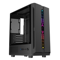 New Arrival RGB Matx PC Case Computer Case OEM Gaming Towers Cases SPCC Side Glass Black PC Cabinet Casing for Gamer