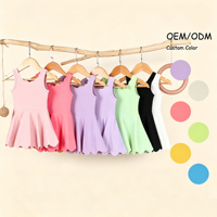 Jupe-short personnalisée décontractée pour enfants de 3 à 18 ans avec short intégré, motif papillon, sans manches, en nylon premium, pour le sport, le quotidien, le yoga, le tennis, la gym, vente en gros