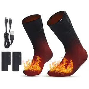 In-Stock Custom Design High Quality Quick Dry Athletic Women Outdoor Sports Motorbike Snowboard Funky Heated Socks Men