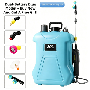 Atomiseur professionnel à froid de 20 litres à double batterie au lithium, réservoir de désinfection commercial pour serres et élevages - Product Image 1