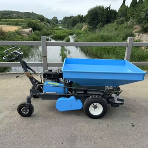 WIGON Small Walk-Behind <b>Gasoline</b> Engine-Powered Gearbox Broadcast Spreader High Agricultural Fertilizer Manure 0.75m - Product Image 2