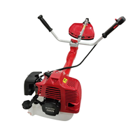 Débroussailleuse UM 52cc à tige épaisse fendue et fixation latérale, moteur 44-5, tube en aluminium mat 289, poignées symétriques Huasheng Gen2
