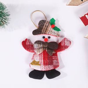 Custom Fabric Christmas Bells Ornaments - Low Moq Reindeer/Santa Holiday <b>Tree</b> Mini Hangings - Product Image 2