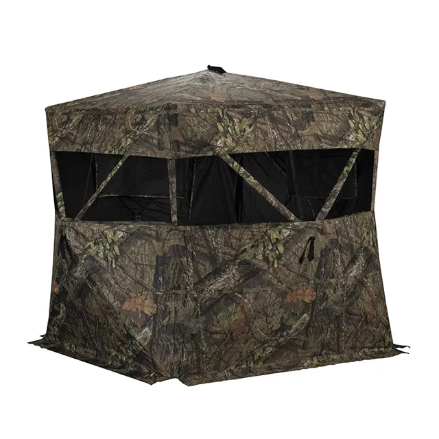Square Durable Camouflage Outdoor Hunting Tent Can Observe Shooting 360 Degrees Blind Tent