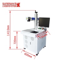 Machine de gravure de marquage laser UV à grande vitesse Marqueur laser 3W/5W facile à utiliser pour la céramique de verre-Nouveau format DXF pris en charge