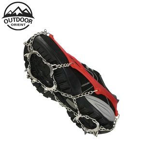 OEM/ODM Équipement et accessoires de camping <span class=keywords><strong>pour</strong></span> sports de plein air Couvre-<span class=keywords><strong>chaussures</strong></span> antidérapants <span class=keywords><strong>pour</strong></span> escalade de neige et glace <span class=keywords><strong>Crampons</strong></span> à <span class=keywords><strong>crampons</strong></span> - Product Image 2