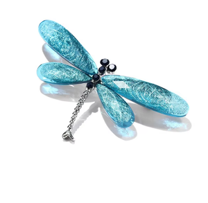 Broche Criativo e Fofo de Liga com Diamantes em Formato de Libélula, Versátil, Elegante, para Terno Feminino, Casaco, Flor de Lapela, Joia de Peito - Product Image 2