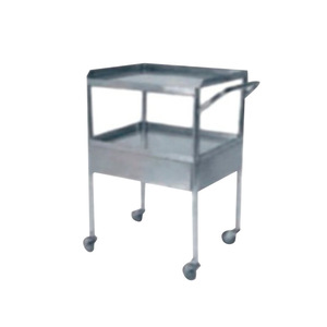 Carrito de Acero Inoxidable Kang Zhi Xing para Medicamentos, Vehículo Médico, Carro de Reparto de Medicamentos para Hospital, Tamaño Pequeño con Bandeja y Cubeta - Product Image 4