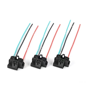 Kabel harness konektor soket relay H4 alarm mobil 3 pin steker kawat