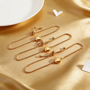Pulsera de Acero Inoxidable con Baño de Oro de 18K, Diseño de Constelación del Zodiaco, Hipoalergénica, Joyería Ganku, Regalo para Mujer - Product Image 4
