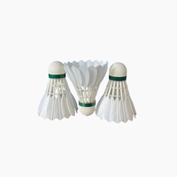 ST NO 8 Volants de badminton professionnels en plumes de canard - Volants d'entraînement pour clubs - Général pour les sports de compétition en salle