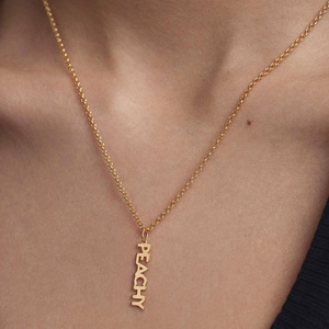 AP029 Joyería Fina de Moda DIY, Colgante de Plata de Ley 925 con Forma de Letra MAMA Brillante para Collar, Regalos para el Día de la Madre y San Valentín - Product Image 4