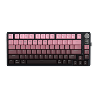 Clavier mécanique RGB rechargeable OEM avec écran, bouton de volume, échange à chaud, trois modes (sans fil + filaire + Bluetooth) pour le gaming