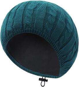 Béret scintillant en acrylique, 12 couleurs, béret en tricot côtelé, doublure, bonnet, couvre-chef, vente en gros - Product Image 5