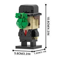 MOC7811 Les Enfants de l'Homme 211 pièces Têtes carrées Personnages de film Blocs de construction éducatifs à assembler et collectionner pour enfants Jouets DIY