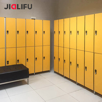 Casier de gym moderne Jialifu à 2 compartiments avec serrure numérique pour club sportif