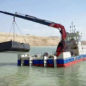 Grúa Hidráulica Pequeña de 8T Montada en Camión, Pluma Telescópica para Construcción, Máx. Altura de Elevación 10m con Motor de Caja de Engranajes Central - Product Image 1