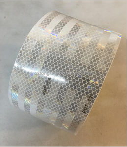 Fabrication en usine en gros autocollants d'avertissement de sécurité auto-adhésifs imperméables à haute réflexion PVC PET EGP ECE DOT--C2 hologramme - Product Image 1
