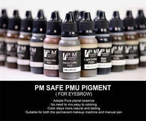 Tinta de <span class=keywords><strong>tatuaje</strong></span> resistente al agua de pigmento de maquillaje permanente de alta calidad al por mayor para arte corporal - Product Image 2