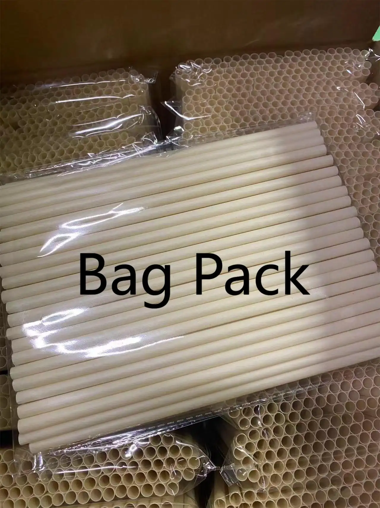 100% Biodegradable 6mm 8mm 12mm Straws Drinking Disposable Compostable Straws Custom Printed individually Paper Wrapped Straws