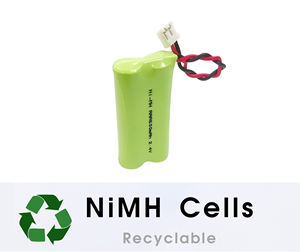 LongTTech 2.4V AAA600mAh可充电镍氢电池-长循环寿命，高性能设备的2包 - Product Image 3