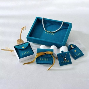 <b>Small</b> Single Custom Compound Double-Sided Velvet Bottom and <b>Side</b> <b>Bag</b> Portable Jewelry <b>Bag</b> - Product Image 2