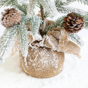 Cây Giáng Sinh Nhân Tạo Chất Lượng Cao 3ft 4ft 5ft 6ft Cây Giáng Sinh Bằng Nhựa PE Tuyết Đổ Cây Giáng Sinh Nhân Tạo Đã Thắp Sáng Trước - Product Image 2