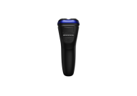 RUNWE RS8993 Tondeuse à barbe électrique professionnelle rotative à triple lame rechargeable IPX6 lavable pour hommes