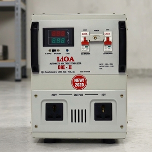 เครื่องควบคุมแรงดันไฟฟ้าเฟสเดียวแบบมืออาชีพ 5kVA LiOA DRI 5000 II เครื่องปรับแรงดันไฟฟ้าอัตโนมัติ ผลิตภัณฑ์แท้จากเวียดนาม - Product Image 1