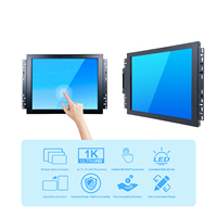 Monitor de juegos infrarrojo de 19 pulgadas con pantalla táctil, interfaces USB/VGA/DVI, nuevo, negro