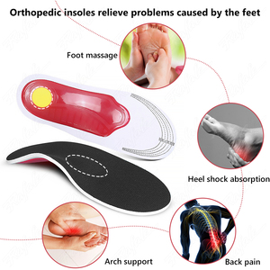Orthopedic Arch <b>Support</b> Insoles for Flat Feet Pain Relief Plantar Fasciitis <b>Heel</b> Spur Over-Pronation Correction Shoe Inserts - Product Image 4