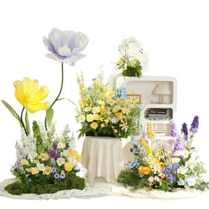 Arreglo Floral Artificial Greenway, Ramo de Flores de Papel de Seda, Decoración para Sala de Estar, Decoración de Pared de Fondo - Product Image 5