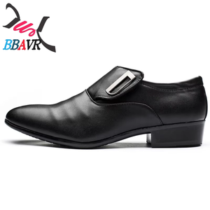 รองเท้าหนังผู้ชายแบบสวม รุ่น Monk Strap คุณภาพพรีเมียม หัวแหลม สำหรับธุรกิจและงานทางการ กันลื่น ขายส่งจากโรงงาน - Product Image 5