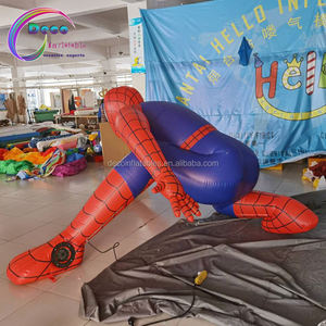 Modèle de dessin animé gonflable géant le plus populaire garçon décoration de fête d'anniversaire homme araignée gonflable - Product Image 2