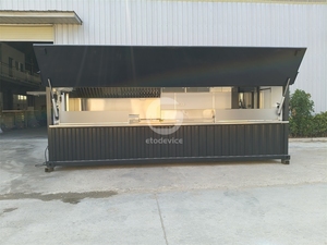 Restaurant de conteneurs préfabriqués à faible coût Café-bar en acier préfabriqué Cuisine d'expédition pour villas Maisons de conteneurs - Product Image 2
