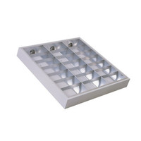 Plafonnier à grille encastré 30*120 60*120 60*60 Luminaire de bureau à grille LED Fluorescente T5 T8 Luminaire à grille LED