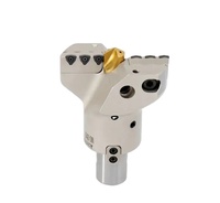 Scie cloche circulaire indexable de grand diamètre Kit de coupe-foret CNC pour machine foret à trou profond avec ensemble d'outils pour foret central à grande tête