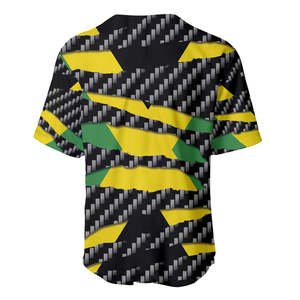 Maillot de baseball déchiré avec drapeau de la Jamaïque – Vente flash – T-shirt décontracté à manches courtes pour hommes – OEM - Product Image 4