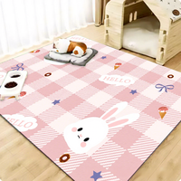 Tapis imperméables anti-urine pour animaux de compagnie en PVC lavable à imprimé animal pour chat et chien pour un usage domestique Nettoyage pratique