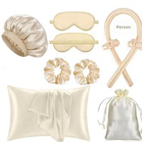 Set de Rizador de Pelo LED sin Calor para Peinado con Antifaz y Gorro para Dormir, Envío Directo Disponible