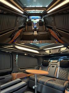 <span class=keywords><strong>Mercedes</strong></span> <span class=keywords><strong>Vito</strong></span> Sprinter Van Silla VIP con mesa plegable Asientos de automóvil de lujo y sofá cama Actualización de caravana para campistas - Product Image 4