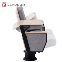 LEADDCOM L-A11 Chaises pliantes modernes durables à une seule jambe pour théâtres, salles de conférence et auditoriums ODM