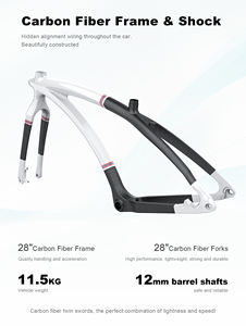Bicicleta de montaña de fibra de carbono ligera de 28 pulgadas, nuevo diseño, sistema de transmisión de nivel de velocidad 9-11-12, bicicleta MTB, bicicleta de carretera - Product Image 4