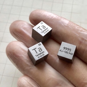 Tantaalmetaal met hoge zuiverheid 99,95% 10 mm kubus gesneden element periodiek systeem 16,6 g Yeemeida - Product Image 2