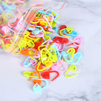Vente en gros de marqueurs de chandail à tricoter en plastique, crochet à loquet et crochet, épingles de sécurité, marqueurs de point