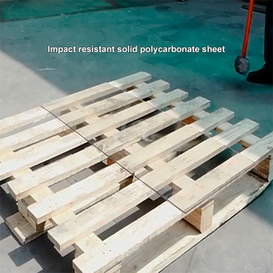 Revêtement UV Taux de transmission de la lumière 92% <span class=keywords><strong>Plaque</strong></span> solide en <span class=keywords><strong>polycarbonate</strong></span> coloré de 1,5 mm - Product Image 3
